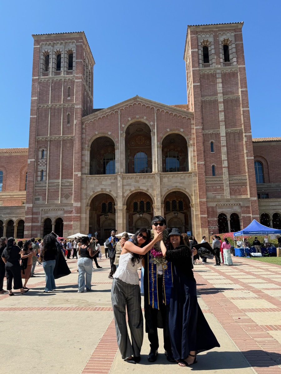Graduation day at Royce Hall, UCLA